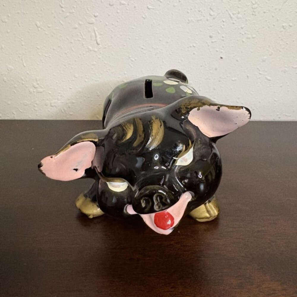 Vintage "Evil" Piggy Bank - Rare